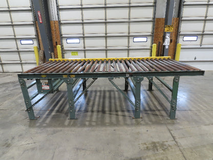 Hytrol 64"x 12' Pallet Conveyor 2.5" Roller 57"BF 1Hp 460V 3PH Chain Drive 30FPM