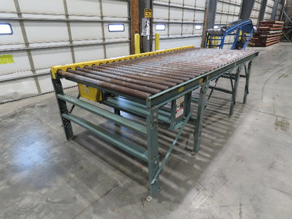 Hytrol 64"x 12' Pallet Conveyor 2.5" Roller 57"BF 1Hp 460V 3PH Chain Drive 30FPM