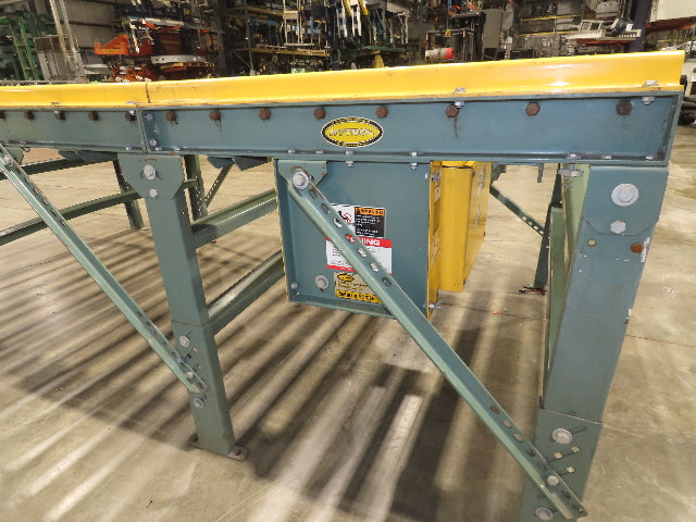Hytrol 64"x 12' Pallet Conveyor 2.5" Roller 57"BF 1Hp 460V 3PH Chain Drive 30FPM