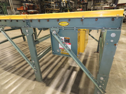 Hytrol 64"x 12' Pallet Conveyor 2.5" Roller 57"BF 1Hp 460V 3PH Chain Drive 30FPM