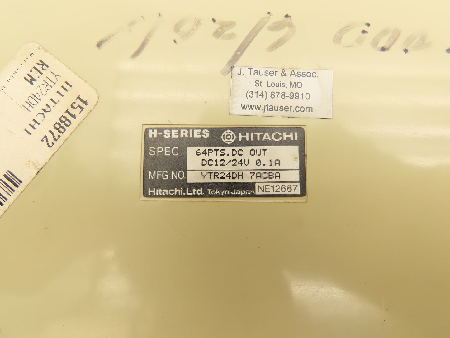 Hitachi YTR24DH PLC 64 Point Output Module 24VDC 0.1A