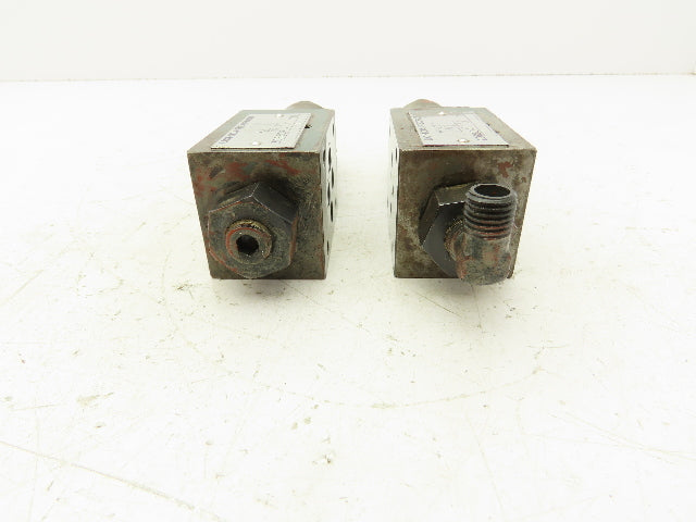 Rexroth ZDR6 DP-30/75YM Pressure Reducing Valve Sandwich Module  Lot of 2