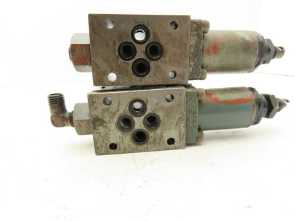 Rexroth ZDR6 DP-30/75YM Pressure Reducing Valve Sandwich Module  Lot of 2