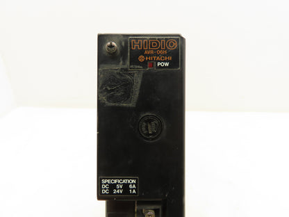 Hitachi AVR-06H PLC Power Supply Module 24VDC 6A