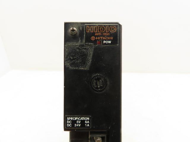 Hitachi AVR-06H PLC Power Supply Module 24VDC 6A