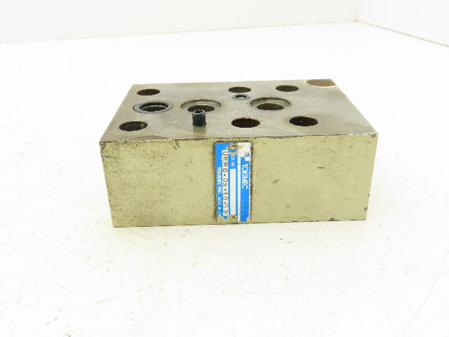Tokimec URMC-03-10-S3 Hydraulic Check Valve Sandwich Module for Relief Valve