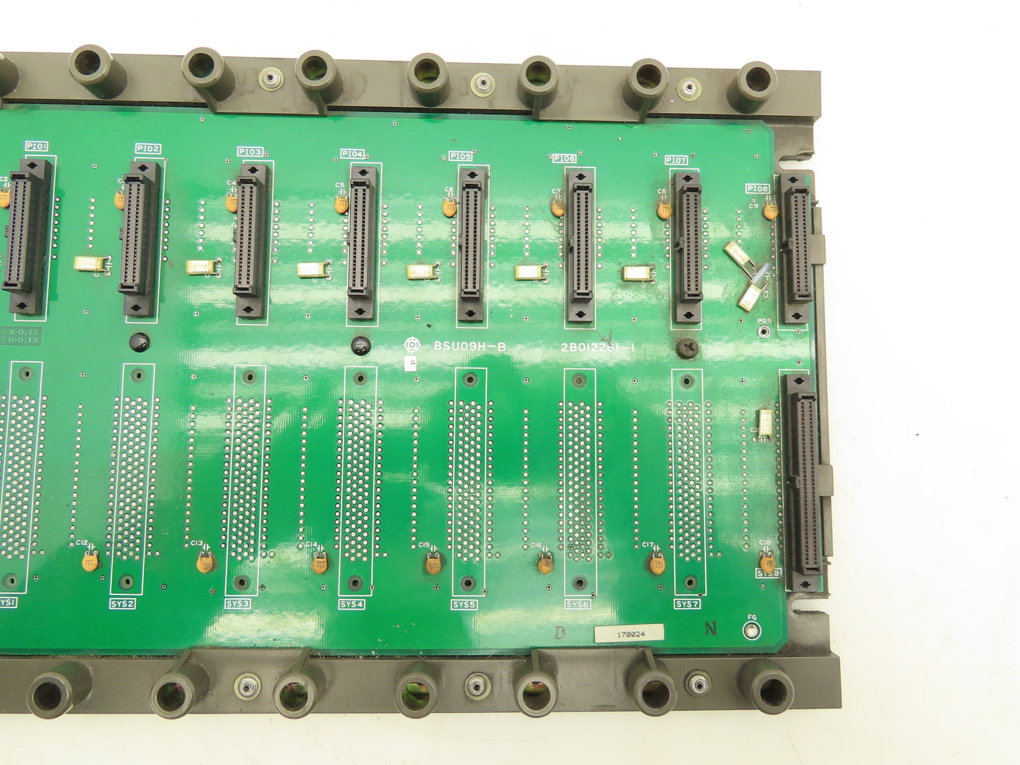 Hitachi BSU09MH PLC Slot Card Chassis Basic Base 9-Slot I/O Board