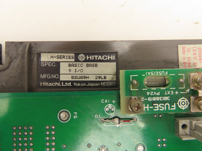 Hitachi BSU09H PLC Slot Card Chassis Basic Base 9-Slot I/O Board