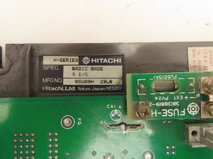 Hitachi BSU09H PLC Slot Card Chassis Basic Base 9-Slot I/O Board
