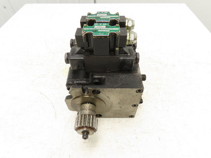 Nippon Gerotor 070-2PC-2ALC-L0 Hydraulic Index Motor w/Solenoid Control Valves
