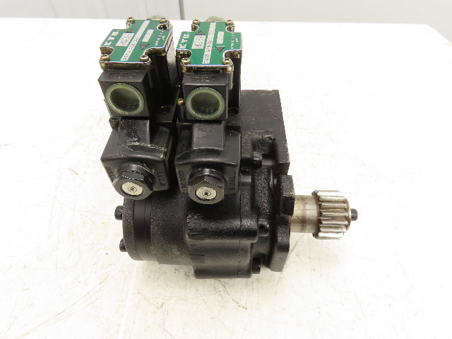 Nippon Gerotor 070-2PC-2ALC-L0 Hydraulic Index Motor w/Solenoid Control Valves