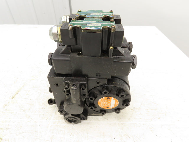 Nippon Gerotor 070-2PC-2ALC-L0 Hydraulic Index Motor w/Solenoid Control Valves