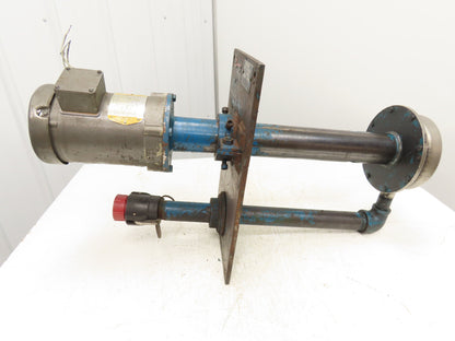 Kerr 5180 Vertical Process Pump Size 1x1-1/4x6-3/16 230/460V 0.5 1/2Hp 15GPM
