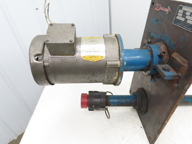 Kerr 5180 Vertical Process Pump Size 1x1-1/4x6-3/16 230/460V 0.5 1/2Hp 15GPM