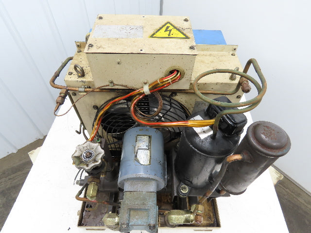 Daikin AKS103Y Oilcon Oil Chiller Unit DF-22 Coolant Compressor Heat Exchanger