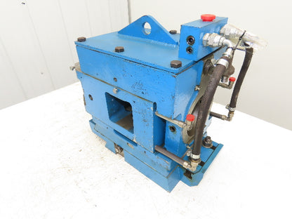 Siemens 4E5D002 VAI Entry Guide Assembly 4 Roller 3-3/4" OD Adjustable Base