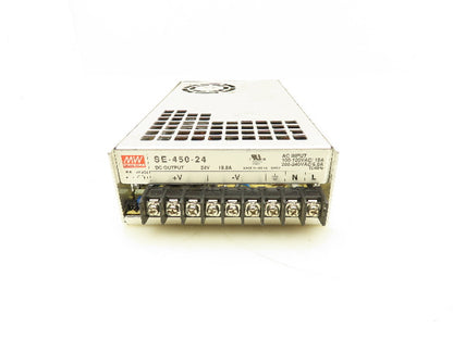 Mean Well SE-450-24 Switching Power Supply 24V 18.8A DC 100-120/200-240VAC 6-10A