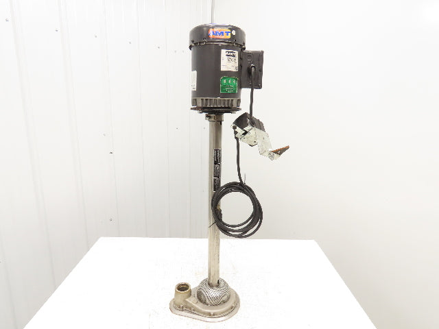 AMT Gorman-Rupp 523C-98 Stainless Sump Pump .5HP 1725RPM 115/230V 1PH 56C Motor