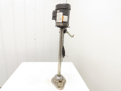 AMT Gorman-Rupp 523C-98 Stainless Sump Pump .5HP 1725RPM 115/230V 1PH 56C Motor