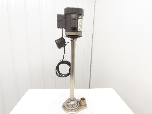 AMT Gorman-Rupp 523C-98 Stainless Sump Pump .5HP 1725RPM 115/230V 1PH 56C Motor