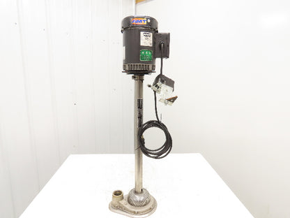 AMT Gorman-Rupp 523C-98 Stainless Sump Pump .5HP 1725RPM 115/230V 1PH 56C Motor