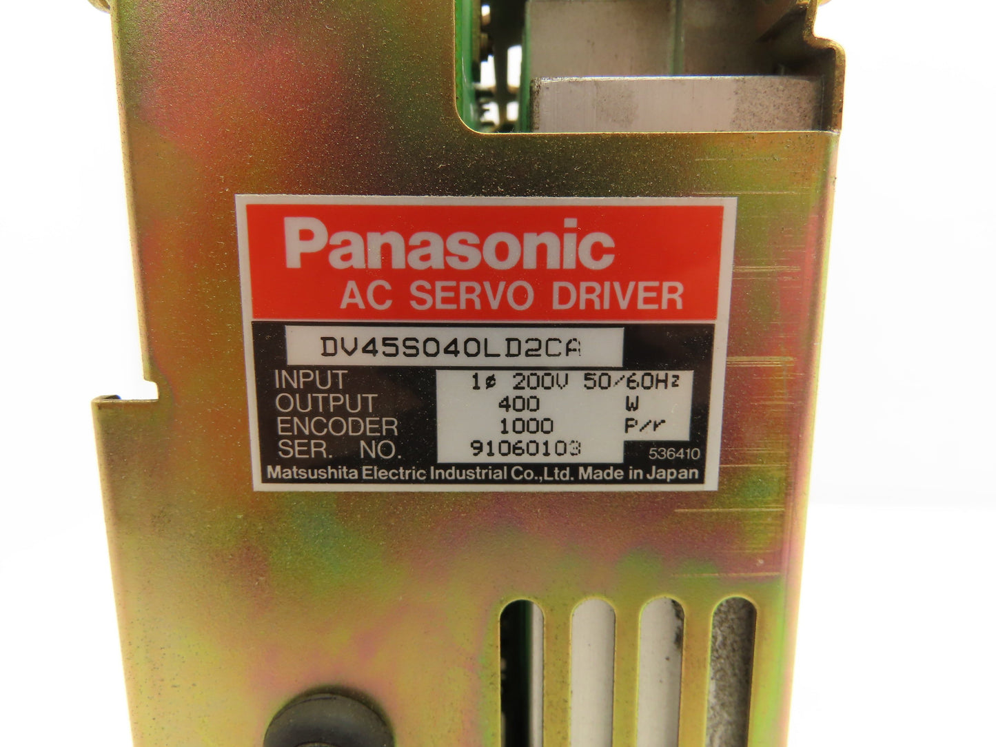Panasonic DV45S040LD2CA AC Servo Driver Module 200V 400W