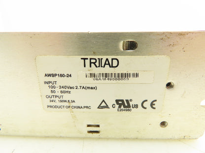 Triad AWSP150-24 Power Supply 100-240V 2.7A Input 24V 150W 6.3A