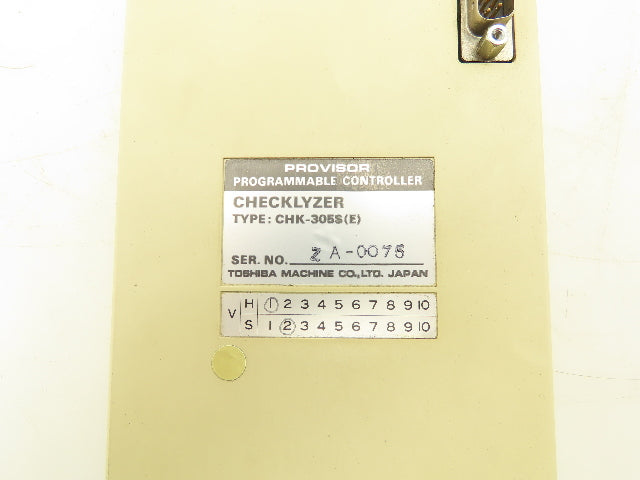 Toshiba CHK-305S(E) Provisor Checklyzer Programmable Controller