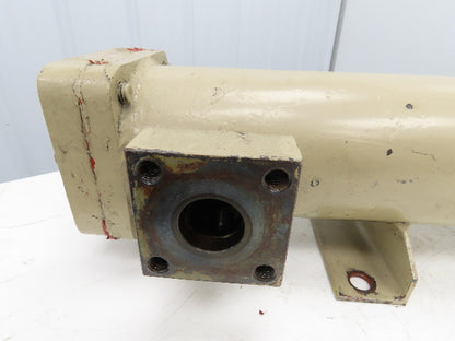 2-Pass Shell & Tube Heat Exchanger Oil Cooler 1" NPT 4"X 52"