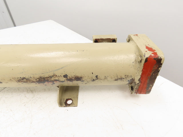 2-Pass Shell & Tube Heat Exchanger Oil Cooler 1" NPT 4"X 52"