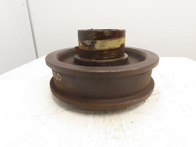 P&H MFR 7733 Overhead Crane 15" Drive Wheel 4-7/8" Bore For 2-3/4" Rail