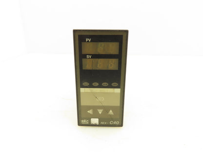 RKC REX-C40 Temperature Controller 120/230VAC 1/8 DIN 50/60HZ