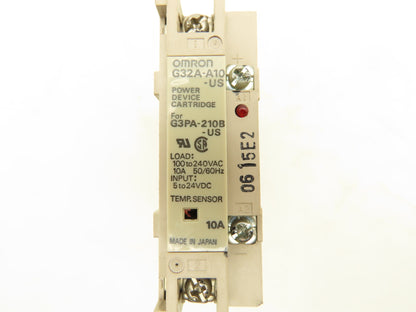 Omron G32A-A10-US Power Device Cartridge 100-240VAC 10A 5-24VDC 10A