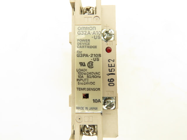 Omron G32A-A10-US Power Device Cartridge 100-240VAC 10A 5-24VDC 10A