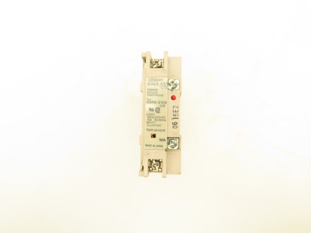 Omron G32A-A10-US Power Device Cartridge 100-240VAC 10A 5-24VDC 10A