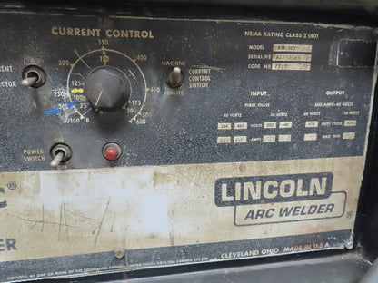 Lincoln 7710 IDEALARC R3R DC ARC Stick Welder Welding Power Source 500 AMP Tested