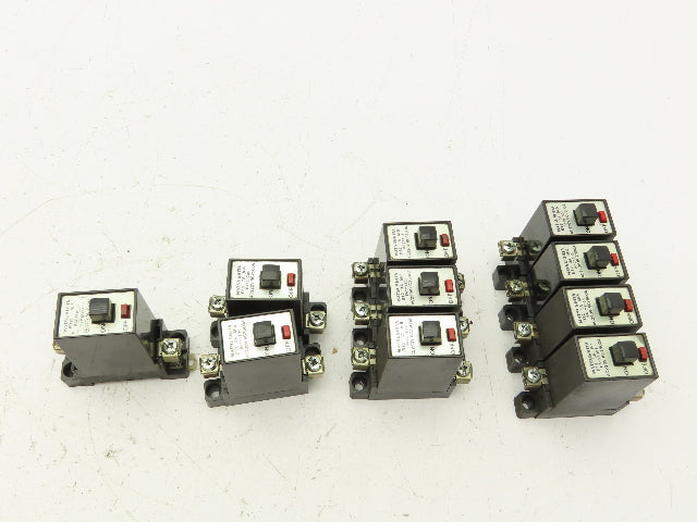 Matsushita 1-Pole Circuit Breaker 1A, 3A, 5A, 7A 220V RC2500A  Lot of 10