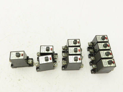 Matsushita 1-Pole Circuit Breaker 1A, 3A, 5A, 7A 220V RC2500A  Lot of 10