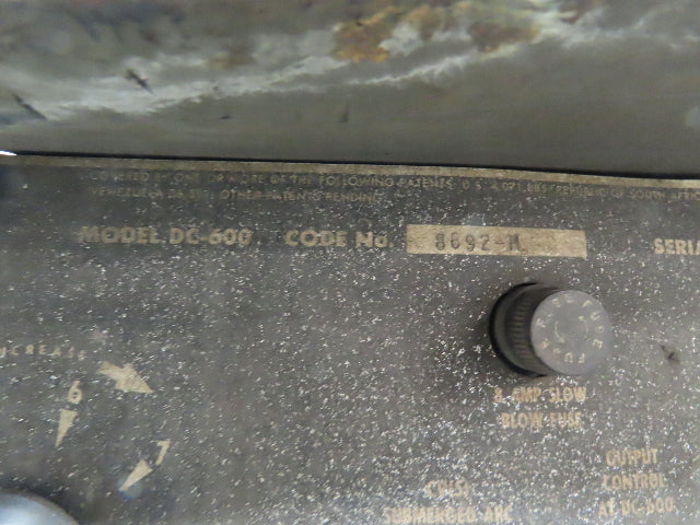 Lincoln 8692-M Ideal Arc DC-600 DC Arc Welder Stick Multiprocess Power Source