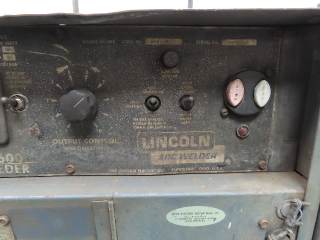 Lincoln 8692-M Ideal Arc DC-600 DC Arc Welder Stick Multiprocess Power Source