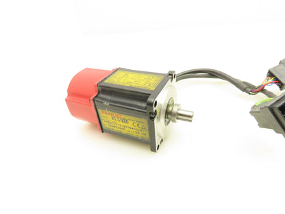 Fanuc A06B-0113-B075 AC Servo Motor 0.2kw 3000RPM Encoder A20B-8001-0560