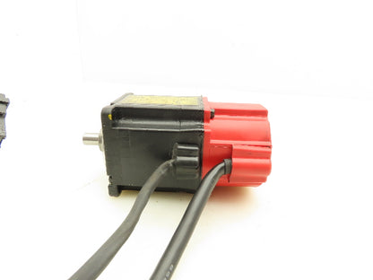 Fanuc A06B-0113-B075 AC Servo Motor 0.2kw 3000RPM Encoder A20B-8001-0560