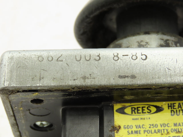 Rees 00662-003 Green Round Mushroom Head Palm Pushbutton Plunger Type 2.25"