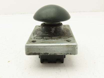 Rees 00662-003 Green Round Mushroom Head Palm Pushbutton Plunger Type 2.25"