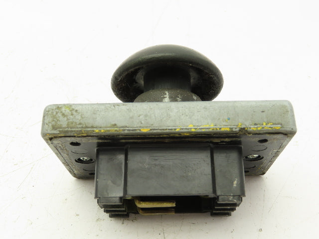 Rees 00662-003 Green Round Mushroom Head Palm Pushbutton Plunger Type 2.25"