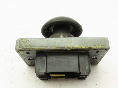 Rees 00662-003 Green Round Mushroom Head Palm Pushbutton Plunger Type 2.25"