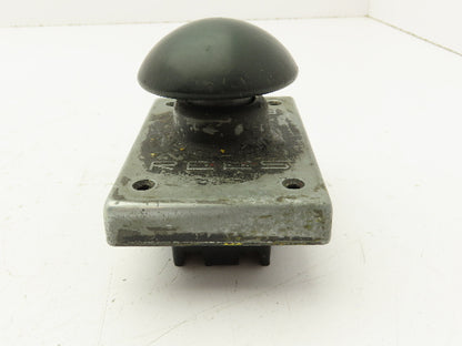 Rees 00662-003 Green Round Mushroom Head Palm Pushbutton Plunger Type 2.25"