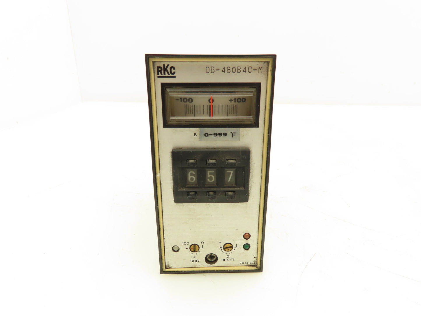RKC DB-480B4C-M Temperature Controller 100-220V K 0-999°F