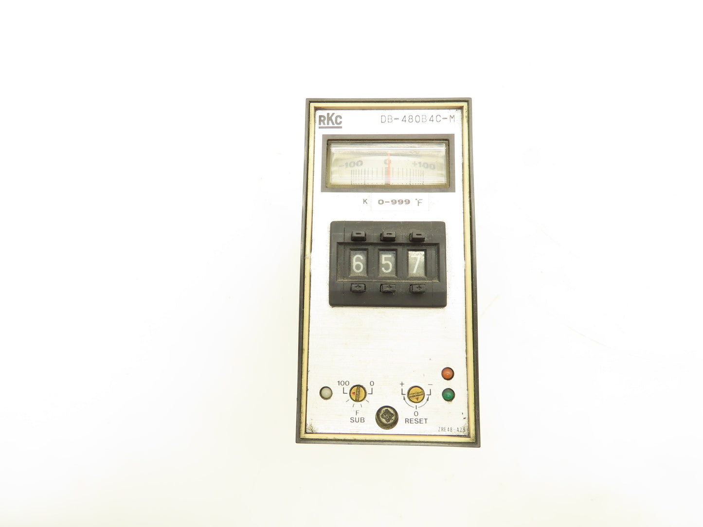 RKC DB-480B4C-M Temperature Controller 100-220V K 0-999°F