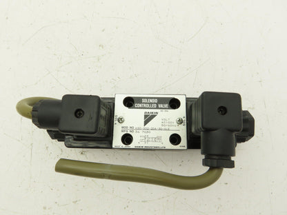 Daikin KSO-G02-2DA-30-CLE Hydraulic Directional Solenoid Valve 110V